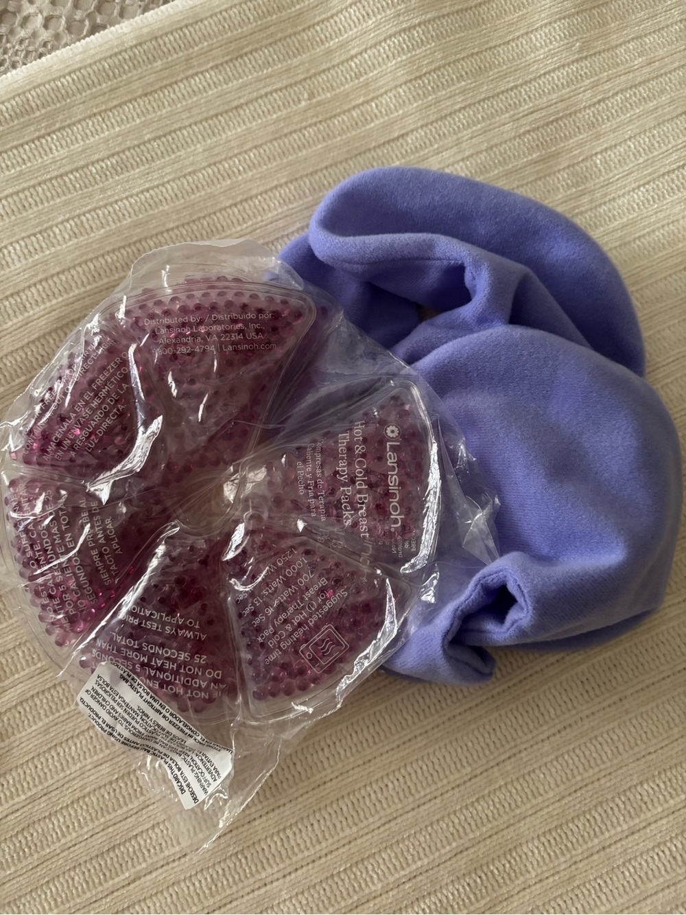 Lansinoh Hot & Cold Breast Therapy Packs for Breastfeeding and Pumping